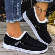 Damen Bequeme Slip-On Clogs mit kuscheligem Innenfutter und flexibler Sohle WW