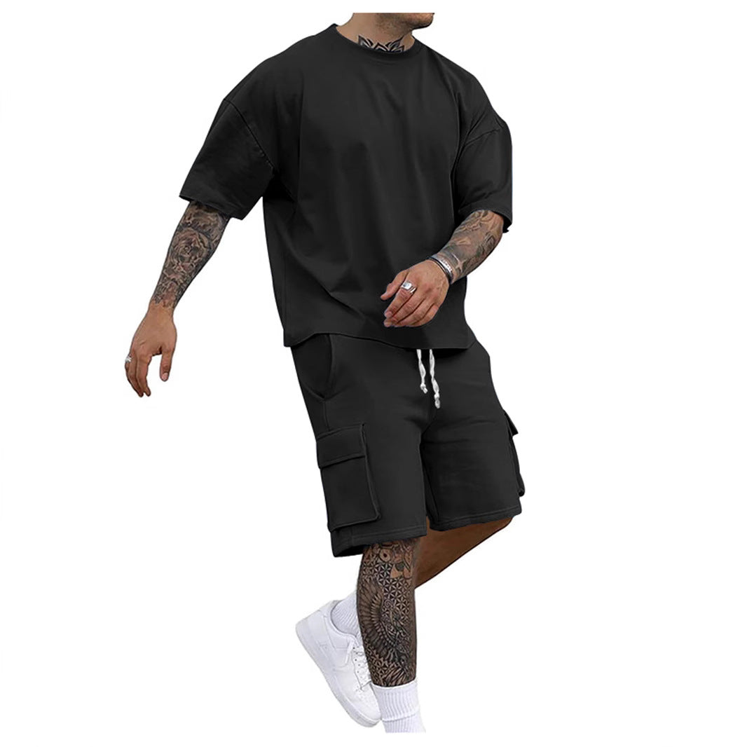 Herren Sportliches Cargo-Set W&W Mode
