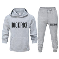 Damen Sportliches Hoodie- und Jogginghose-Set mit kontrastierendem Logo WW