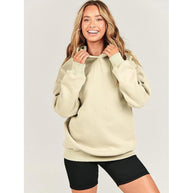 Damen bequeme Kapuzen-Sweatshirt WW