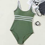 Damen eleganter Badeanzug mit sportlichem Schnitt und herausragendem Tragekomfort WW