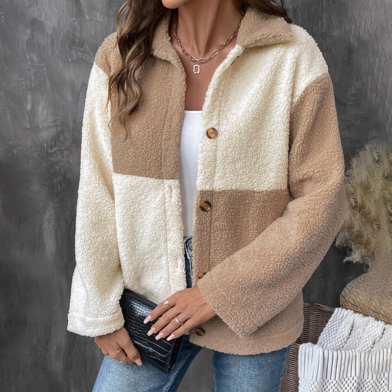 Damen Kurzarm-Pulloverjacke im lässigen Schnitt mit Knopfdetail WW