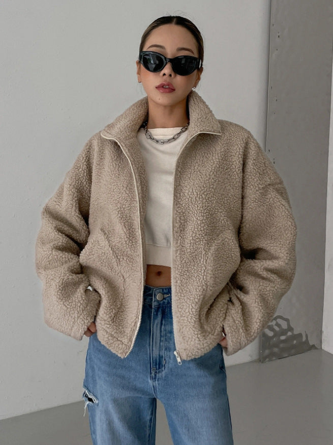 W&W Mode - Lammwolljacke für Damen