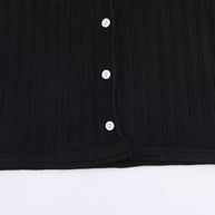 Damen Strickjacke mit Rippstruktur und eleganten Knopfdetails WW