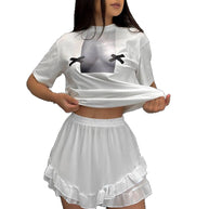 Damen Streetwear T-Shirt WW