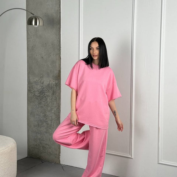 Damen Bequemes Lounge-Set aus hochwertigem, atmungsaktivem Material WW