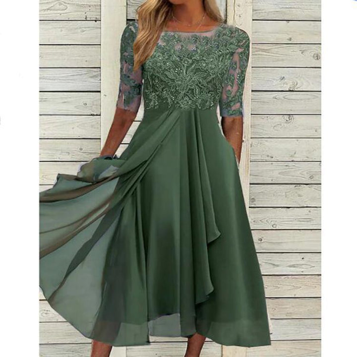 W&W Mode | Midikleid mit Frontschlitz