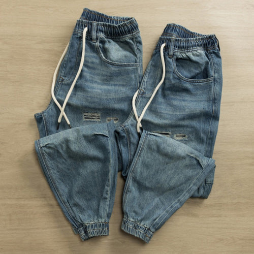 Herren lässige Jeans mit modischem Destroyed-Look WW