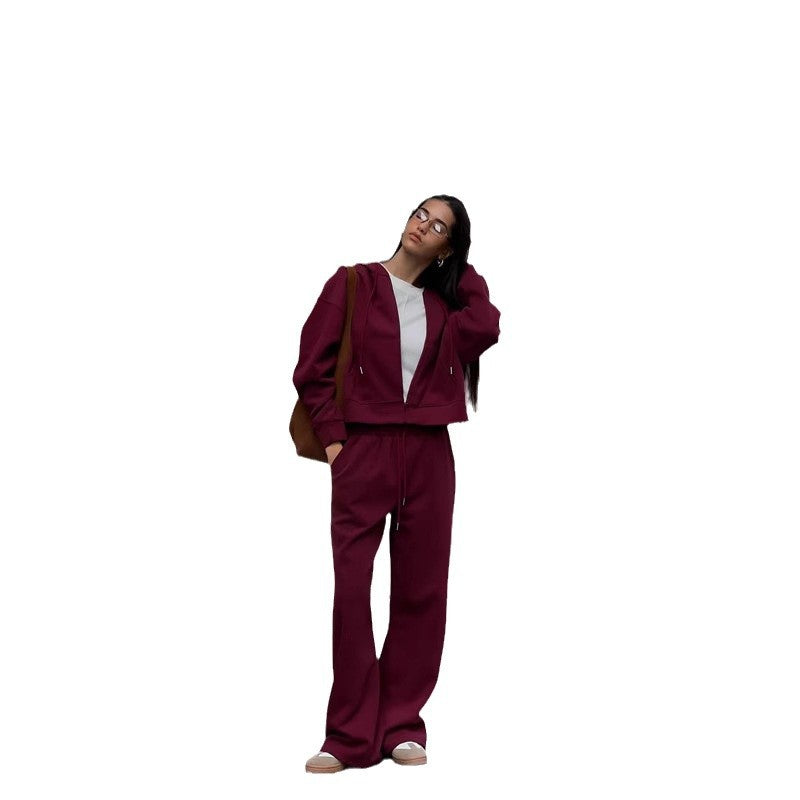 Damen Sportliche Kapuzenjacke WW