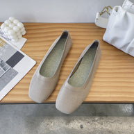 Damen atmungsaktive Ballerinas aus flexiblem Stoff WW