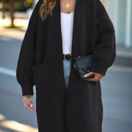 Damen Strickjacke mit Taschen WW
