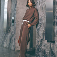 Damen Sportliches Lounge-Set mit weitem Schnitt WW