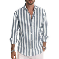 Herrenhemd mit stylischem Streifenmuster und lässigem Schnitt WW