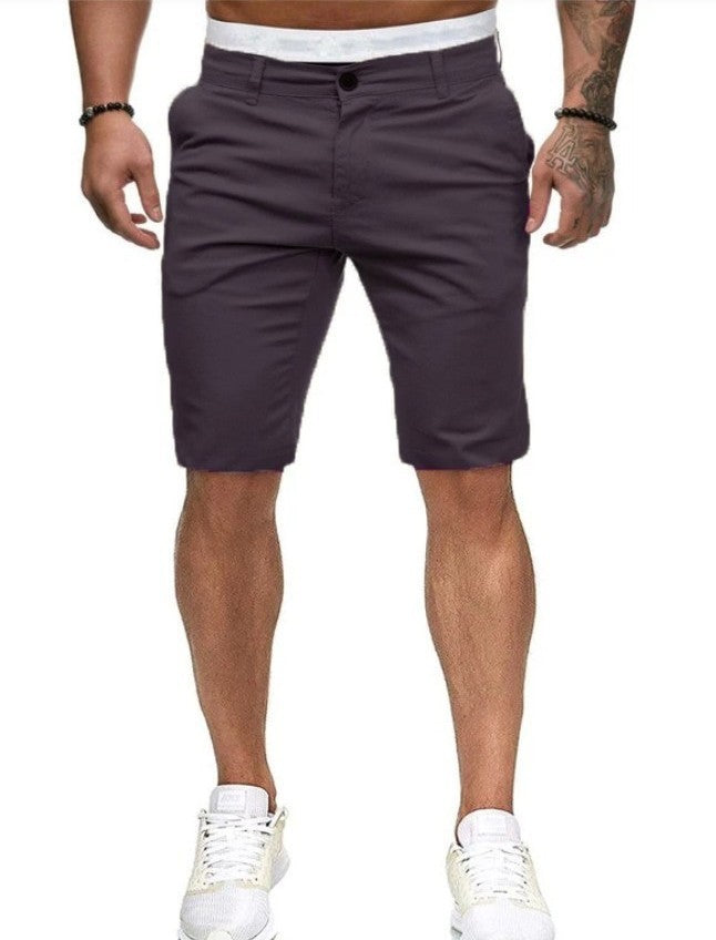 Herren Chino Stil Freizeit Shorts WW