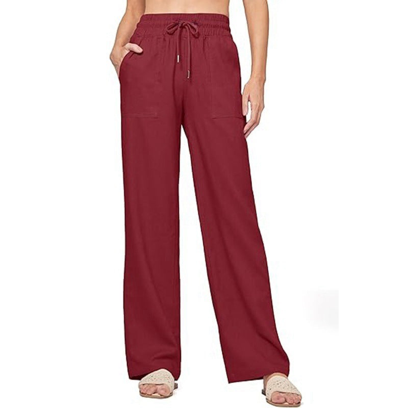 Damen Bequeme Weite Sommerhose WW