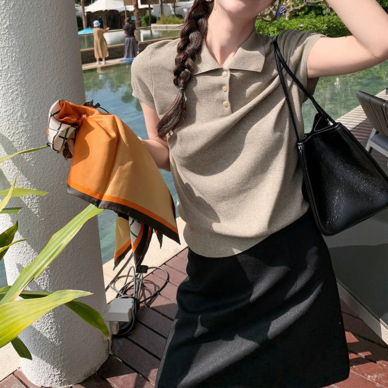 Damen Kurzarm Polo Shirt WW