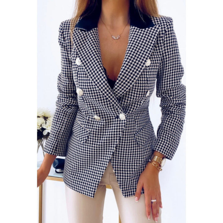 W&W Mode | Rot karierte Jacke für Frauen