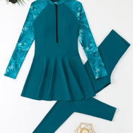 Damen Schwimmanzug mit Rockteil und sportlichem Stil WW