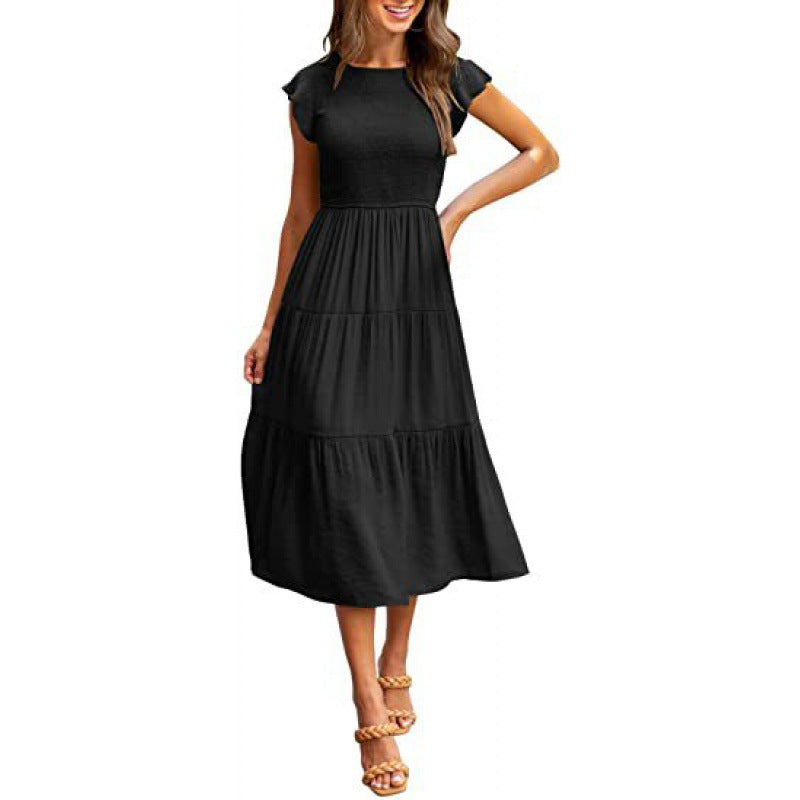 Damen Sommerkleid mit fließendem Schnitt WW