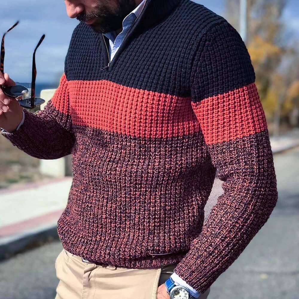 W&W Mode | Bequemer Strickpullover für Herren