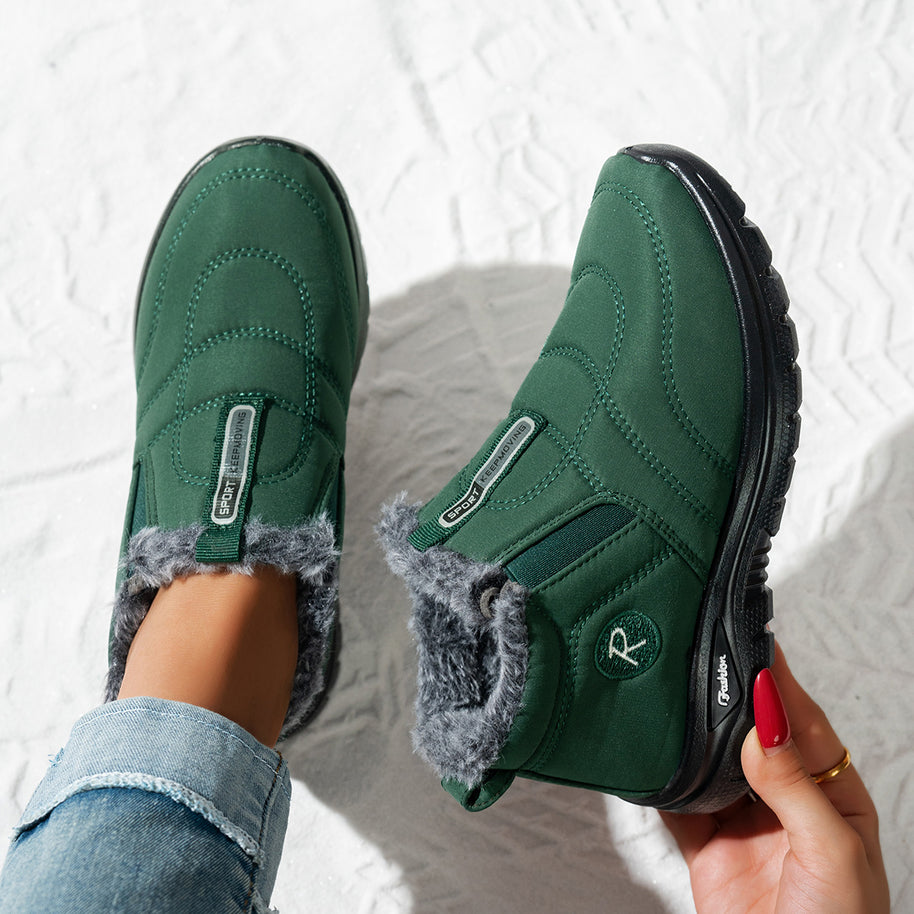 Damen Sportliche Winterstiefel WW