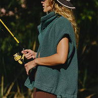 Damen Sportliche Fleece-Jacke mit hohem Kragen und Weitenregulierung WW