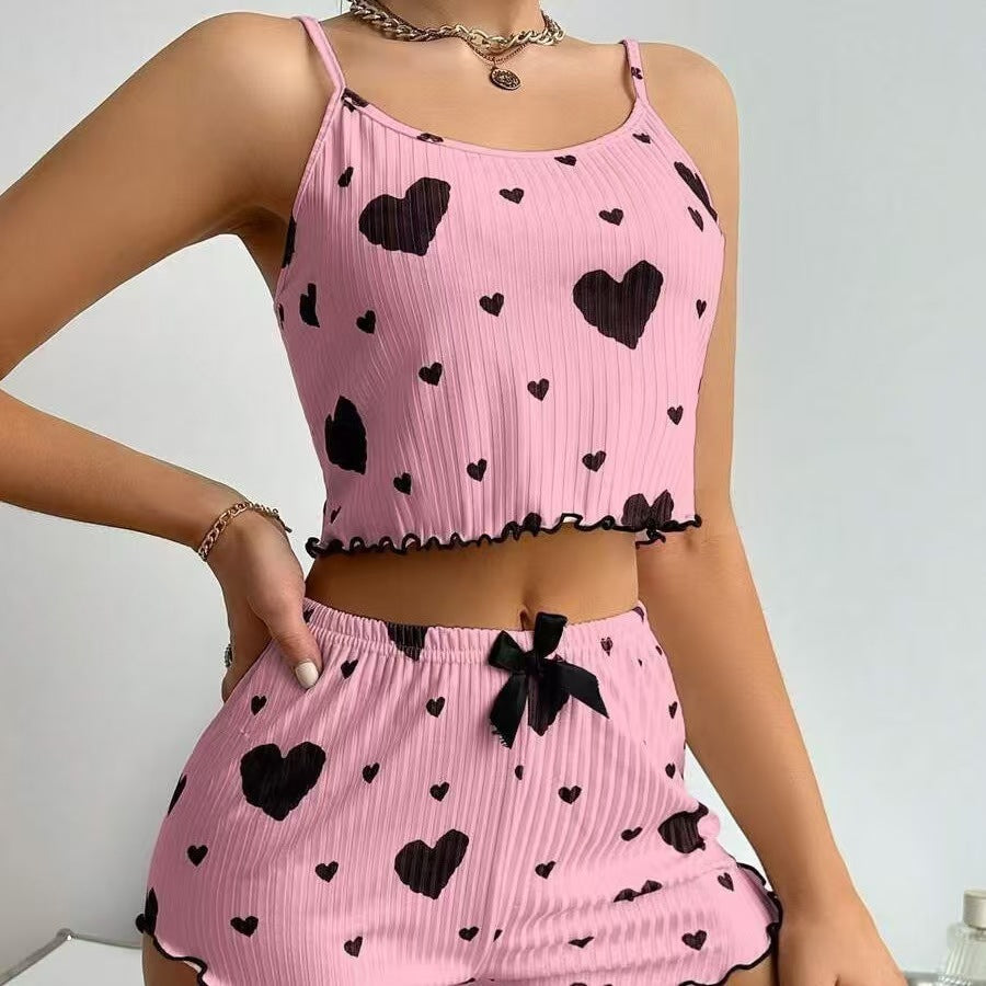 W&W | Bedrucktes Pyjama-Set
