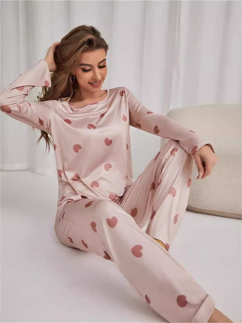 Damen Satin Pyjama Set WW