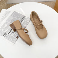 Damen Ballerinas mit dekorativem Riemchen und kleiner Verzierung WW