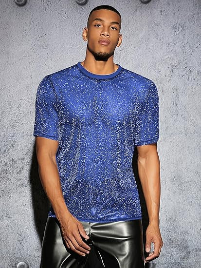 WW | Sexy Semi Runde Hals T-shirt Für Männer