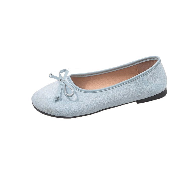 Damen Ballerinas mit schickem Schleifen-Akzent und weichem Obermaterial W&W