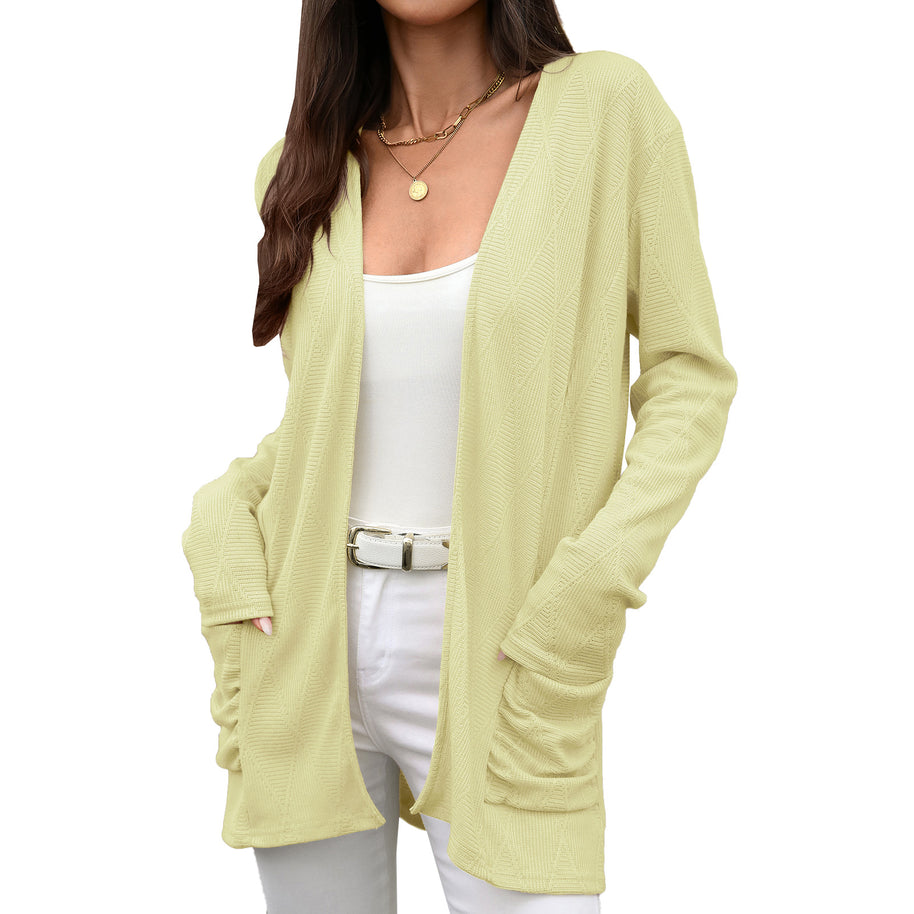 Damen Wickeljacke mit strukturierter Oberfläche WW