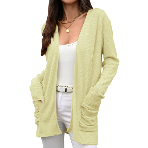 Damen Wickeljacke mit strukturierter Oberfläche WW