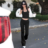 Damen Schlaghosen Activewear Ensemble WW