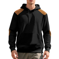 Herren Hoodie mit strukturiertem Stoff und kontrastierenden Details WW