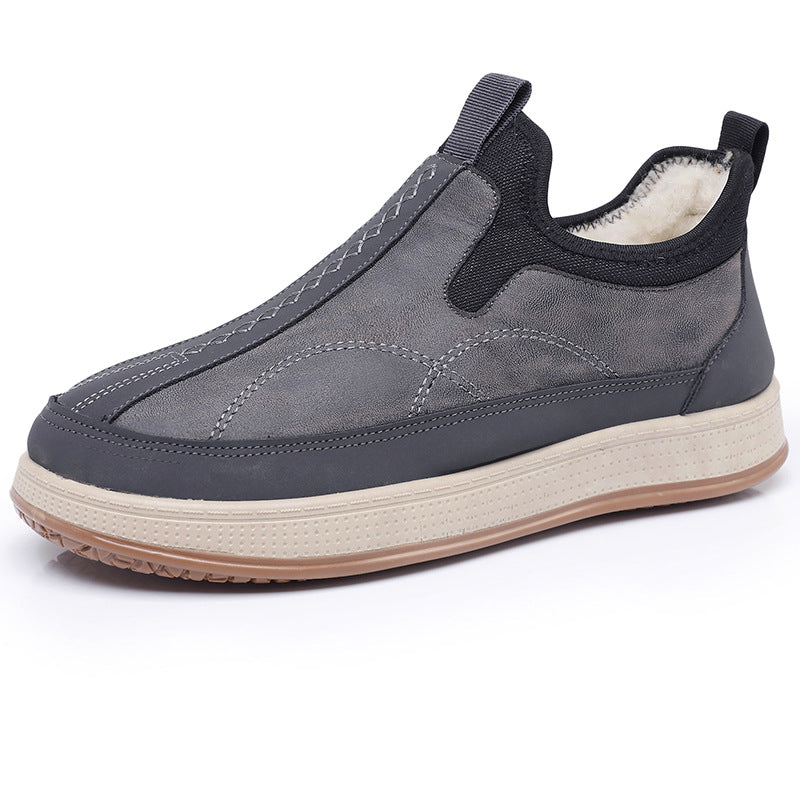 Damen Bequeme und stylische Warmfutter Slip-On Schuhe WW