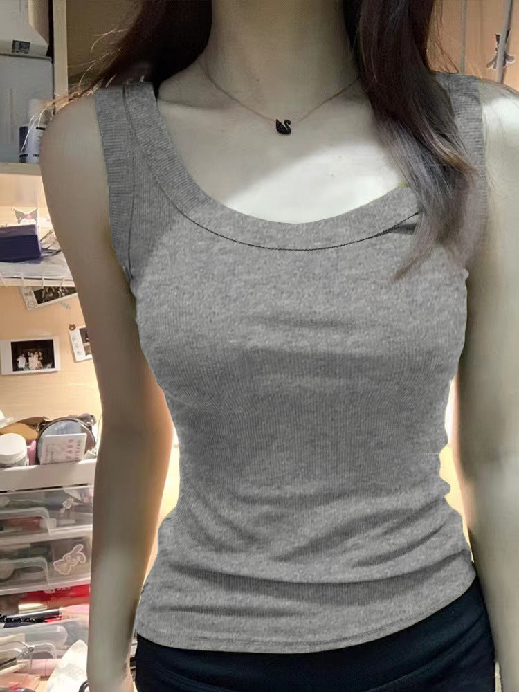 Femme Klassisches Rundhals Tanktop WW