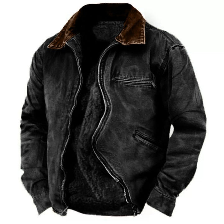W&W Mode | Warme Winterjacke Mit Pelzfutter Für Männer