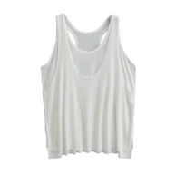 Damen sportliches Tanktop mit asymmetrischem Rückendesign WW