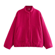 WW | Weit geschnittene Luxus-Bomberjacke für Damen Bestseller Herbstjacke 2023