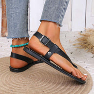 WW | Minimalistische Sandalen Mit Schnalle Für Damen