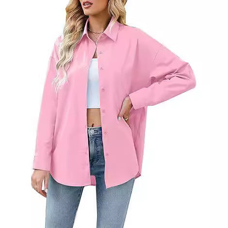 Damen Hemdbluse im lässigen Schnitt mit langen Ärmeln und modernen Details WW