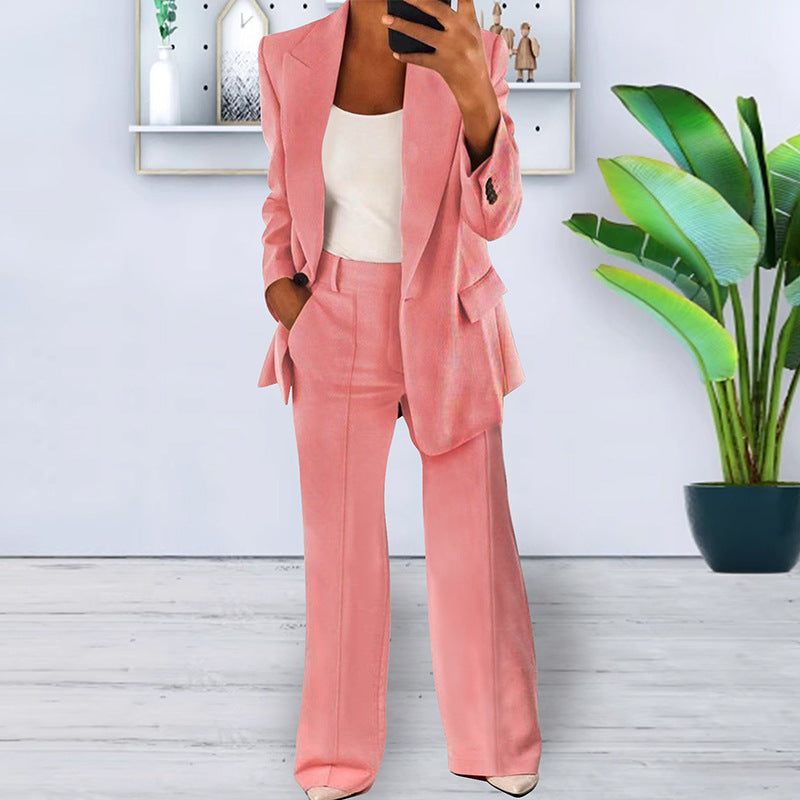 WW | Revers Slim Fit Cardigan Elegantes Anzug Set
