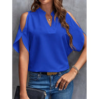 Damen Cold Shoulder Bluse WW