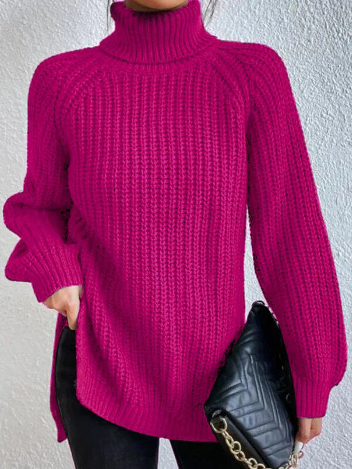 W&W Mode - Gemütlicher Strick-Rollkragenpullover