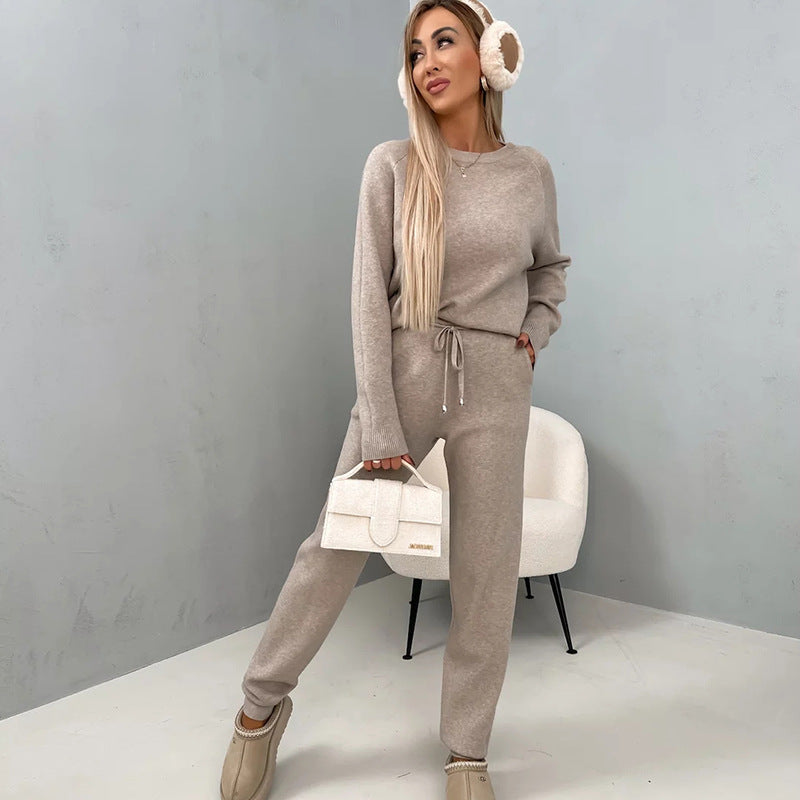 Damen Relaxed-Fit Fleeceanzug mit Kordelzug und praktischen Taschen WW