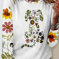 WW | Floral Rundhalsausschnitt T-Shirt