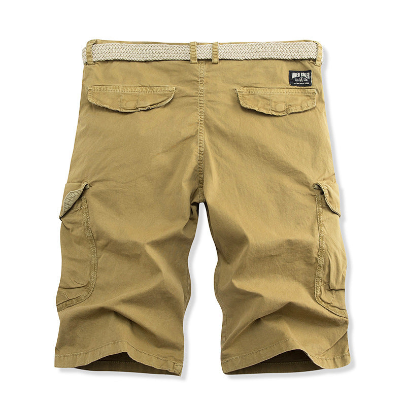 Herren vielseitige Cargo-Shorts mit verstellbarem Gürtel W&W Mode