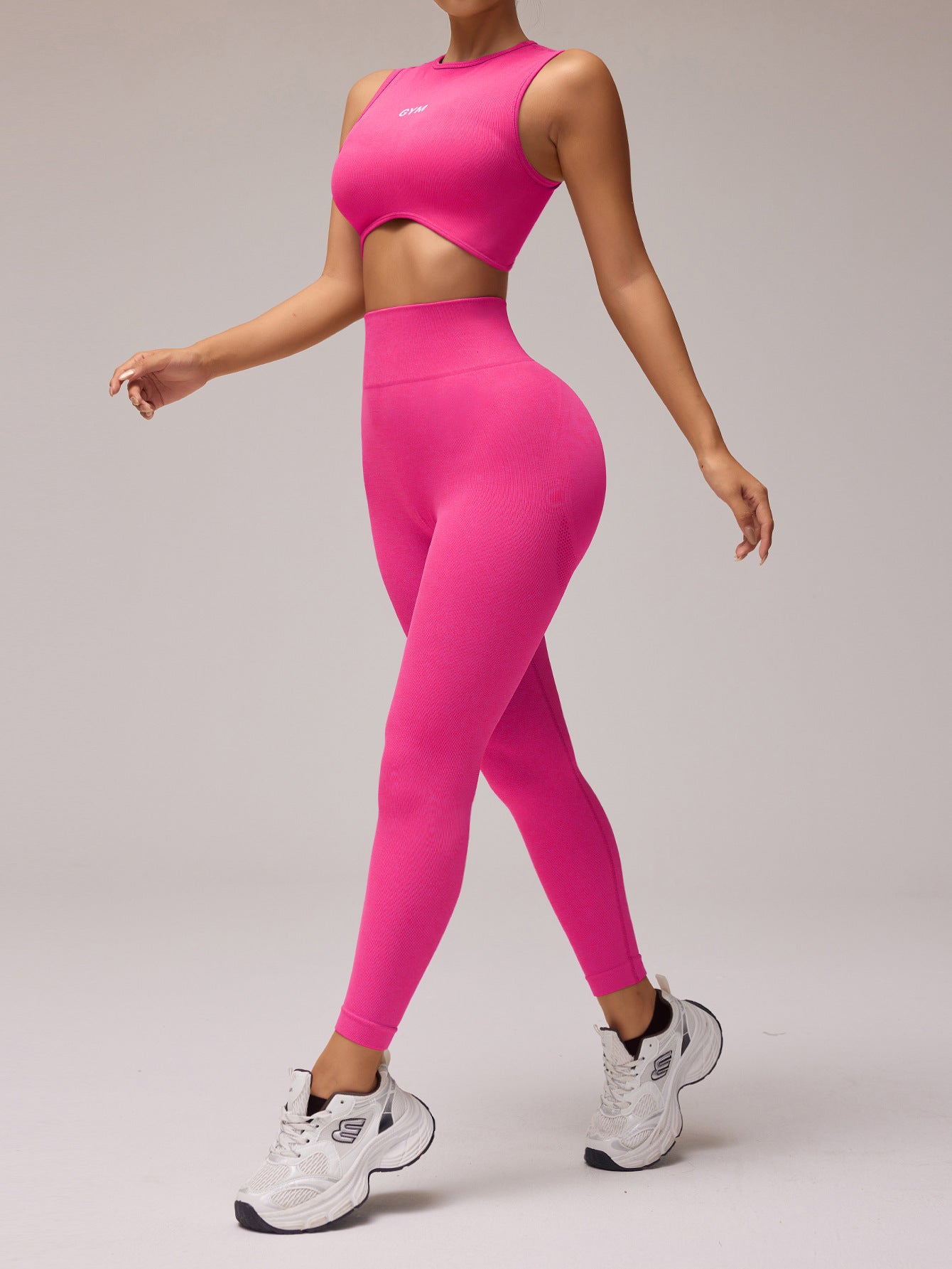 Damen Sportoberteil und Hochleistung Leggings Set WW