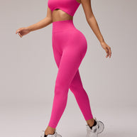 Damen Sportoberteil und Hochleistung Leggings Set WW